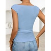 image:imageZESICA Womens Cute Summer Tops 2026 Going Out Tank TopBlue