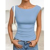image:imageZESICA Womens Cute Summer Tops 2026 Going Out Tank TopBlue