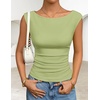 image:imageZESICA Womens Cute Summer Tops 2026 Going Out Tank TopGrassgreen