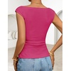 image:imageZESICA Womens Cute Summer Tops 2026 Going Out Tank TopRose