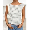image:imageZESICA Womens Cute Summer Tops 2026 Going Out Tank TopWhitedot