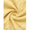 image:imageZESICA Womens Elegant Pleated Wedding Guest Midi Sweater DressLight Yellow