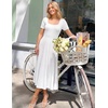 image:imageZESICA Womens Elegant Pleated Wedding Guest Midi Sweater DressWhite