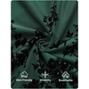 image:imageZESICA Womens Long Sleeve Floral Fall Bodycon Ruched Mesh Maxi Formal DressGreen
