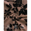 image:imageZESICA Womens Long Sleeve Floral Fall Bodycon Ruched Mesh Maxi Formal DressKhaki