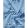 image:imageZESICA Womens Long Sleeve Floral Fall Bodycon Ruched Mesh Maxi Formal DressLight Blue