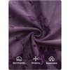 image:imageZESICA Womens Long Sleeve Floral Fall Bodycon Ruched Mesh Maxi Formal DressTie Dye Purple