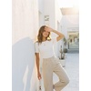 image:imageZESICA Womens Short Sleeve Sweater Tops 2026 Summer Crewneck Basic T ShirtWhite