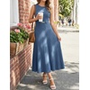 image:imageZESICA Womens Sleeveless Knit Midi Dress Pleated Sweater DressesDustyblue