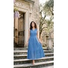 image:imageZESICA Womens Sleeveless V Neck Hollow Out Eyelet A Line Flowy Maxi DressBlue