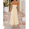 image:imageZESICA Womens Strapless Formal Wedding Guest Midi SundressApricot