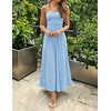 image:imageZESICA Womens Strapless Formal Wedding Guest Midi SundressBlue