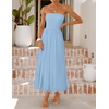image:imageZESICA Womens Strapless Formal Wedding Guest Midi SundressBlue