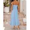 image:imageZESICA Womens Strapless Formal Wedding Guest Midi SundressBlue