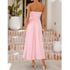 image:imageZESICA Womens Strapless Formal Wedding Guest Midi SundressPink