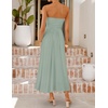 image:imageZESICA Womens Strapless Formal Wedding Guest Midi SundressSage