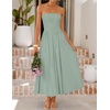 image:imageZESICA Womens Strapless Formal Wedding Guest Midi SundressSage