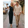 image:imageZESICA Womens Summer Bodycon Wedding Guest Midi DressesBlack