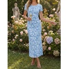 image:imageZESICA Womens Summer Bodycon Wedding Guest Midi DressesBlue