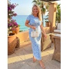image:imageZESICA Womens Summer Bodycon Wedding Guest Midi DressesBlue
