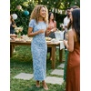 image:imageZESICA Womens Summer Bodycon Wedding Guest Midi DressesBlue