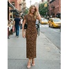 image:imageZESICA Womens Summer Bodycon Wedding Guest Midi DressesBrown