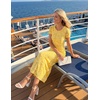 image:imageZESICA Womens Summer Bodycon Wedding Guest Midi DressesLightyellow