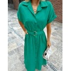 image:imageZESICA Womens Summer Button Down Short Sleeve Midi DressGreen