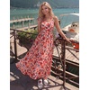 image:imageZESICA Womens Summer Floral Halter Off the Shoulder Maxi DressPink
