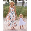 image:imageZESICA Womens Summer Floral Halter Off the Shoulder Maxi DressWhite