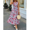 image:imageZESICA Womens Summer Floral Sleeveless V Neck Maxi SundressSky Blue