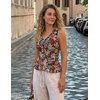 image:imageZESICA Womens Summer Going Out Tops Sleeveless V Neck Floral Y2K ShirtsBlack