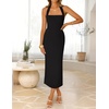 image:imageZESICA Womens Summer Halter Neck Bodycon Cocktail DressesBlack