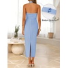 image:imageZESICA Womens Summer Halter Neck Bodycon Cocktail DressesBlue