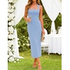 image:imageZESICA Womens Summer Halter Neck Bodycon Cocktail DressesBlue