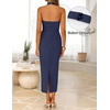 image:imageZESICA Womens Summer Halter Neck Bodycon Cocktail DressesNavy