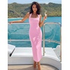 image:imageZESICA Womens Summer Halter Neck Bodycon Cocktail DressesPink