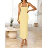 image:imageZESICA Womens Summer Halter Neck Bodycon Cocktail DressesYellow
