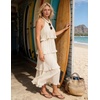 image:imageZESICA Womens Summer Halter Ruffle Wedding Guest Midi DressesApricot
