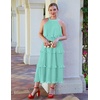 image:imageZESICA Womens Summer Halter Ruffle Wedding Guest Midi DressesMint