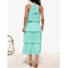 image:imageZESICA Womens Summer Halter Ruffle Wedding Guest Midi DressesMint