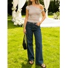 image:imageZESICA Womens Summer Off Shoulder Tops Going Out Y2k Asymmetrical ShirtsApricot