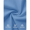 image:imageZESICA Womens Summer Off Shoulder Tops Going Out Y2k Asymmetrical ShirtsBlue