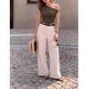 image:imageZESICA Womens Summer Off Shoulder Tops Going Out Y2k Asymmetrical ShirtsCoffee