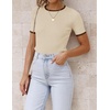 image:imageZESICA Womens Summer Short Sleeve Business Casual TopsApricot