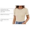 image:imageZESICA Womens Summer Short Sleeve Business Casual TopsApricot