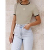image:imageZESICA Womens Summer Short Sleeve Business Casual TopsOats