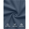 image:imageZESICA Womens Summer Short Sleeve Wrap Cocktail Midi DressDusty Blue