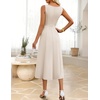image:imageZESICA Womens Summer Sleeveless 2026 Formal Cocktail Party Midi DressesApricot