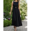 image:imageZESICA Womens Summer Sleeveless 2026 Formal Cocktail Party Midi DressesBlack